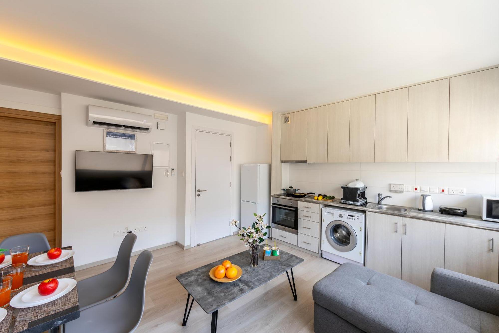 C-Premium Apts 100M From Beach And City Centre Larnaca Exteriér fotografie
